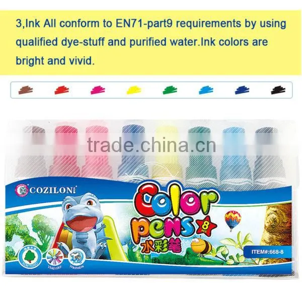 Big water color pen school items #668