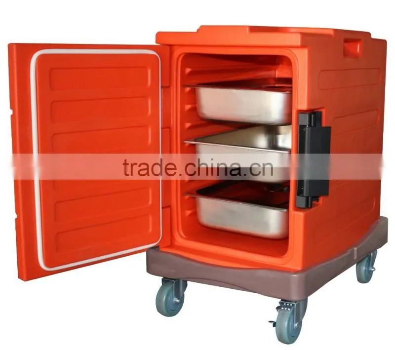 Insulated carts Food Carrier Trolleys thermal food cabinet Hotel products