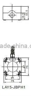 top sale industrial single hole push button control box accessories LAY5-JBPH1
