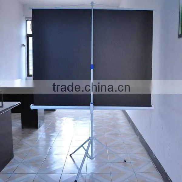 4:3 Tripod Stand Manual Projection Screen manufacturer 120inch
