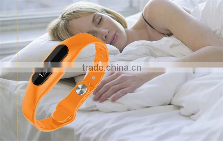 E06 smart bracelet e06 Silicon Wristband/Pedometer Monitoring smart watch for health