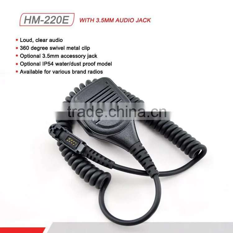 Mini Super lightweight speaker mic for digital mobile radio