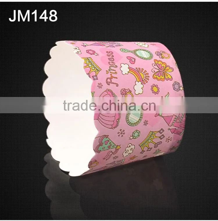 JM148 BAKEST medium castle pattern high temperature resistance muffin cake paper cup high quality baking tools