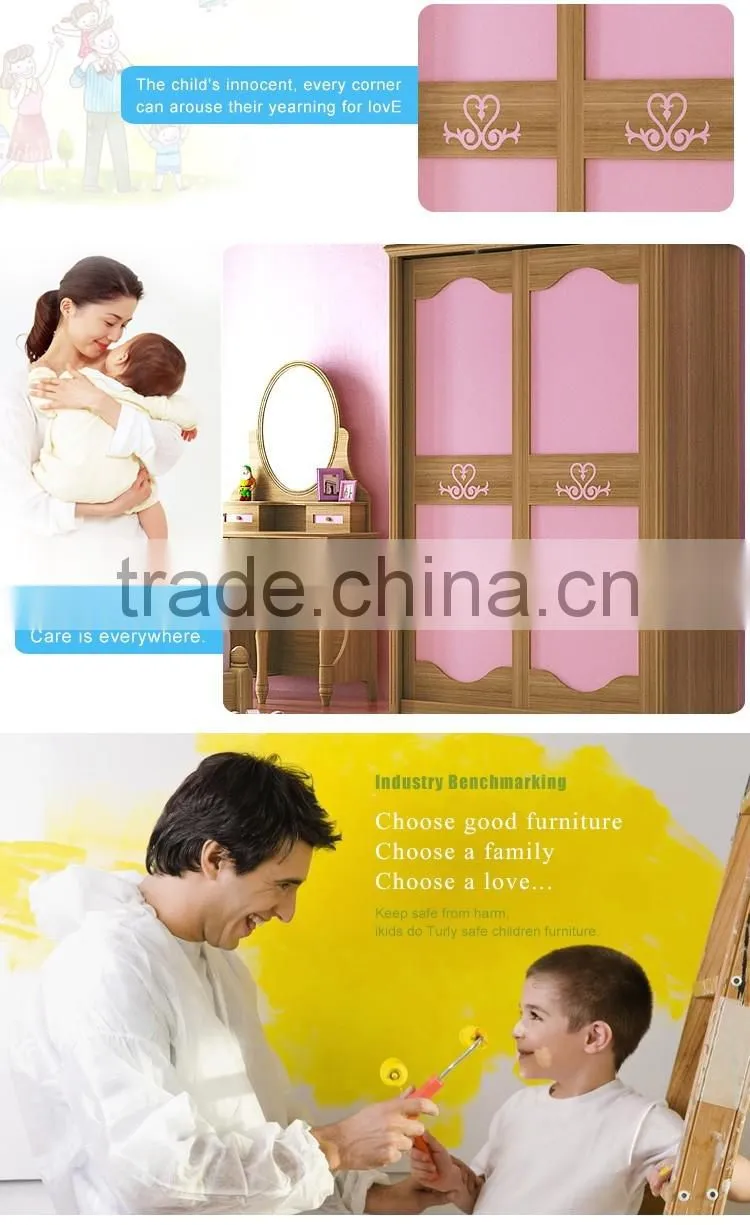 cute girls pink children bedroom furniture twin size