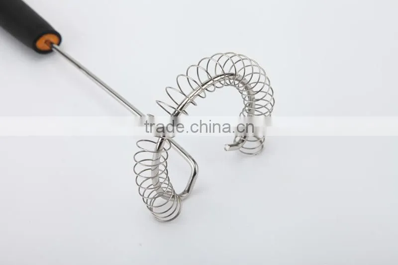 stainless steel spring whisk with TPR handle