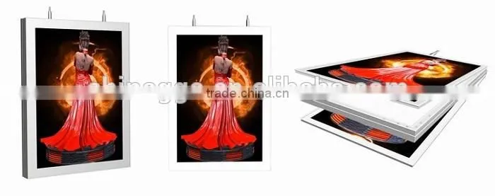 LED aluminum extrusion profile shadow box frames wholesale light box