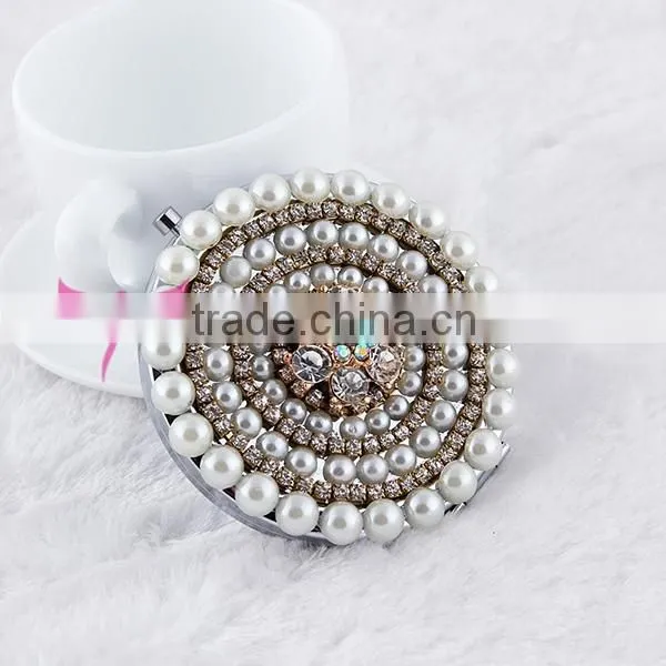 Purse Handbag Double Compact Cosmetic Mirror