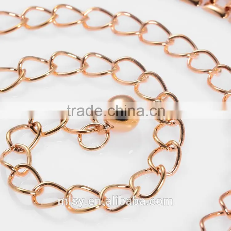 Fancy baraka gold plated body chain champagne Brightness F1-80153