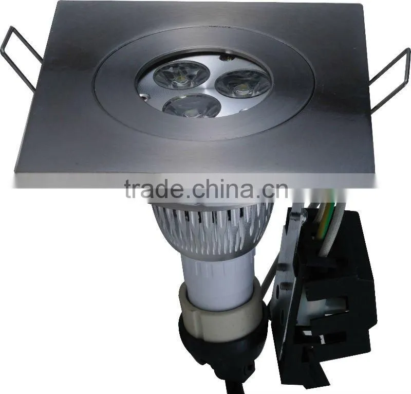 12V high power 3*1w LED downlight CE certification