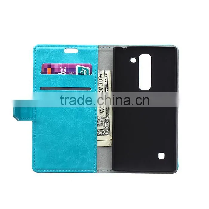 Wholesale Flip Cover Leather Case For LG Spirit H440N ,For LG Spirit H440N Book Cover Stand Case