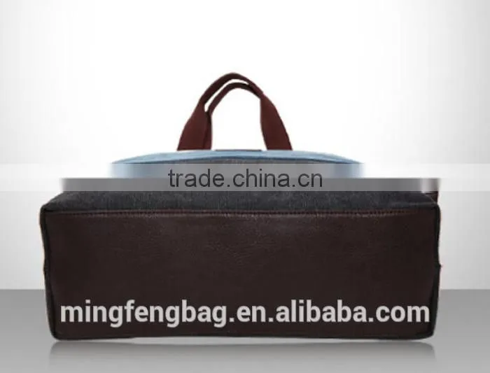 Custom Canvas Tote and Shoulder Portable Large Leisure Travel and Fashion Unsex Shopping Bag