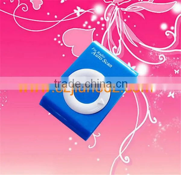 Promotional Mini FM Auto Scan Radio With Back Clip