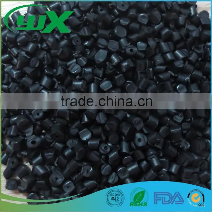 Reinforced plastic raw material pa6 gf30 black by modified