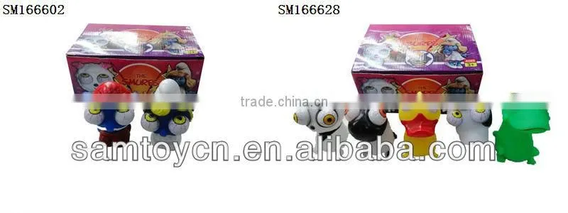 Vinyl rolling pop eye animal toy