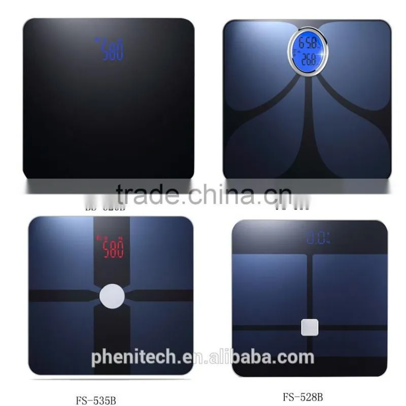 Body fat scale bluetooth electronic bathroom weighting scale with CE