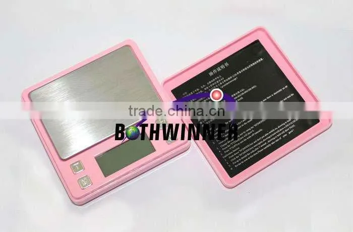 Digital pocket scale pink
