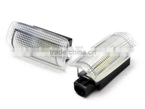 Multivolt LED license plate light black housing FT-86 24 LEDs SMD LED trailer number plate light