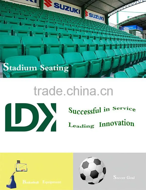 Outdoor training field good quality floor mounted light weight durable injection molding chair for sale