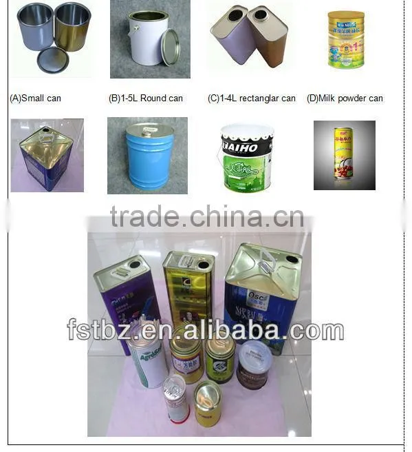 Semi-automatic Paint Tin Container Making Machine