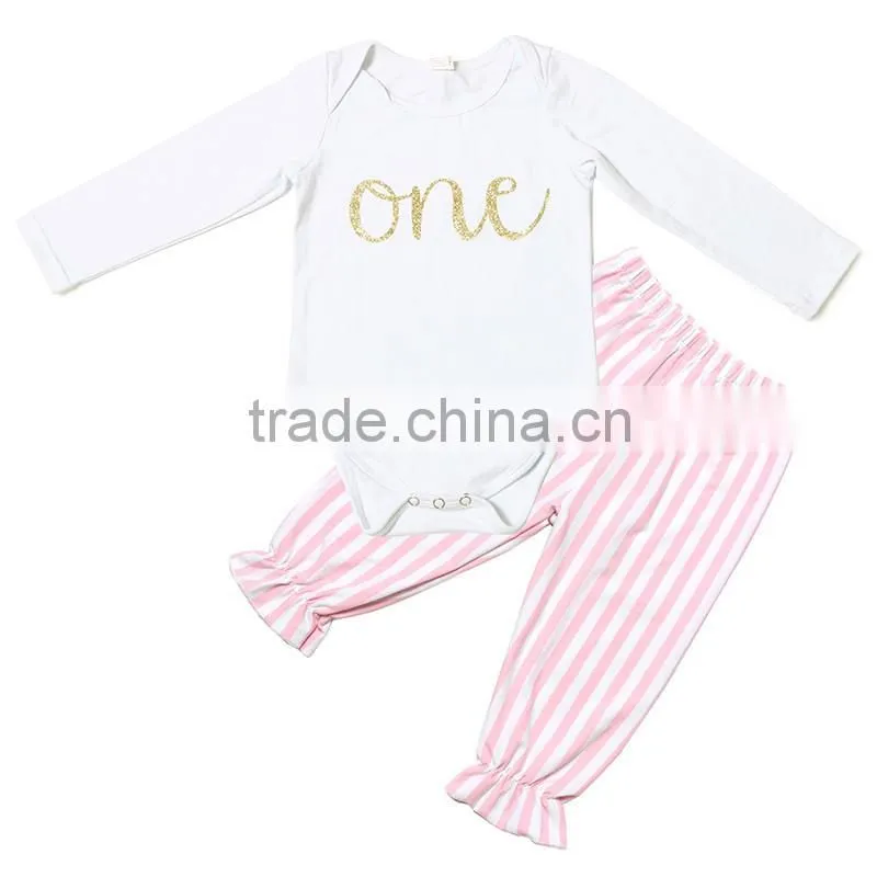 2016 hot sale fashion organic cotton import baby clothes adult baby girl clothing