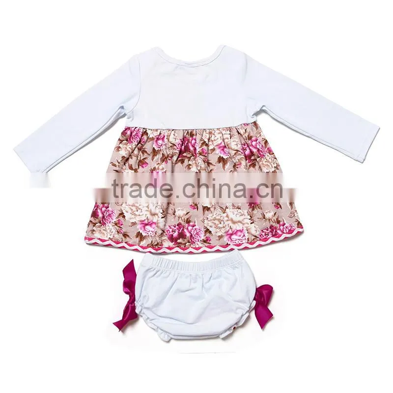 beautiful clothes for baby girls white red flower shirt and short pant with bowknot set korean summer children clothing set