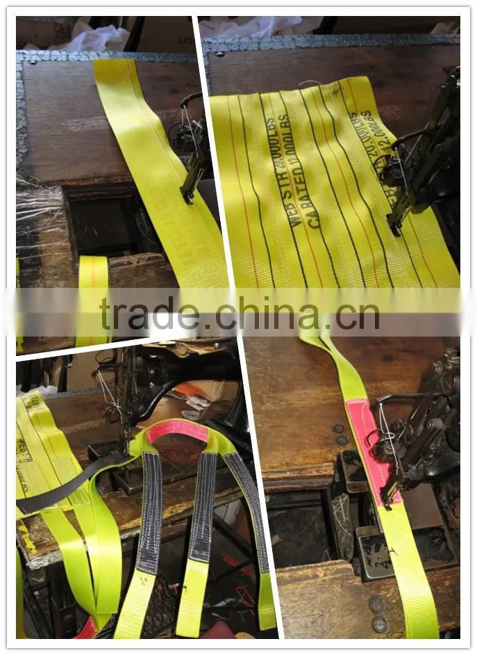 3 ton double eye lift hoist web sling