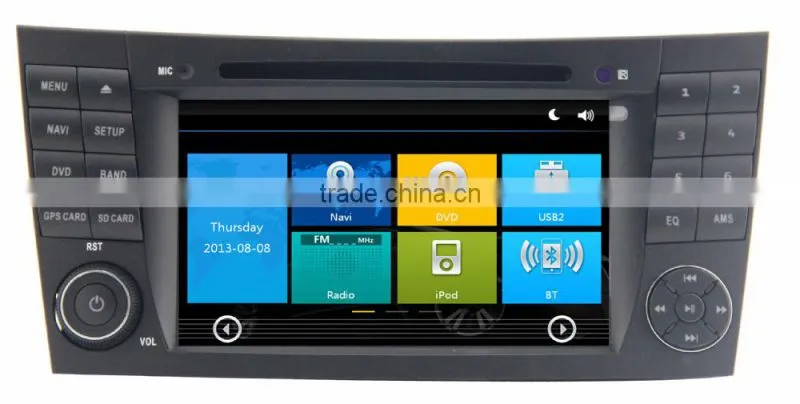 car dvd car radio for BENZ W211 with Rear View Camera GPS BT IPOD TV Radio RDS