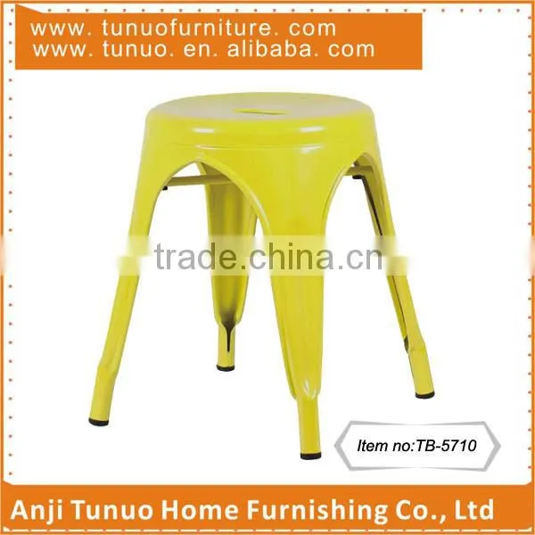 Metal stool,For kids&changing shoe,Stackable,Mini,Round,TB-5710