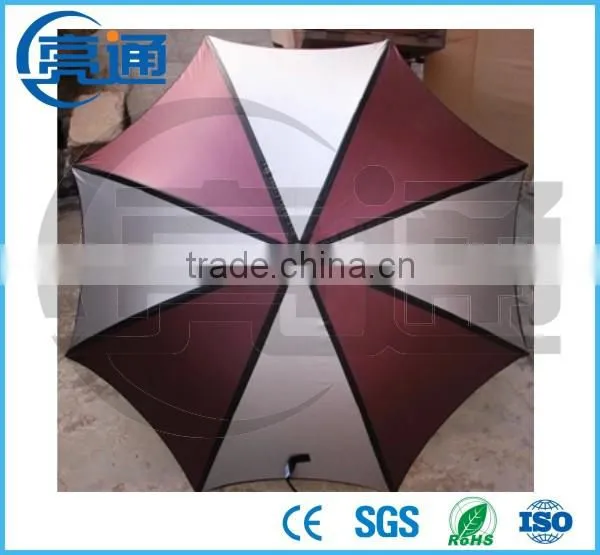 Automatic windproof nocturnal reflective umbrella