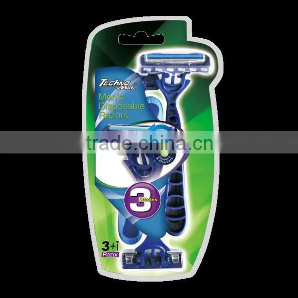 Top selling triple stainless steel disposable Male shaver razor,Gilette