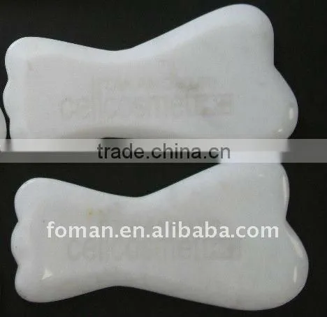 90x40mm white jade gemstone massager gemstone gifts
