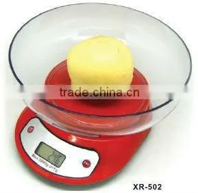 Weighing Kitchen Scale with Bowl