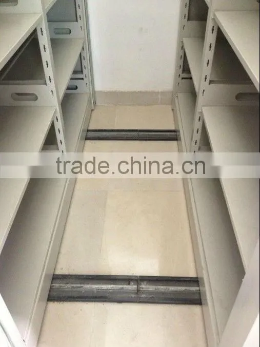 CE ISO9001 High Density Office Filing Cabinet Manual Mobile Shelving Library Storage Shelves