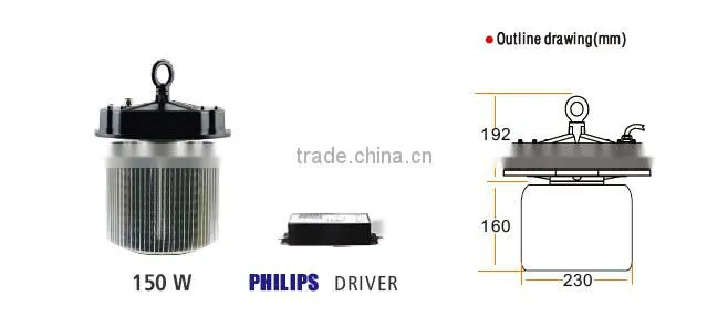 2015 industrial 150w led high bay light price