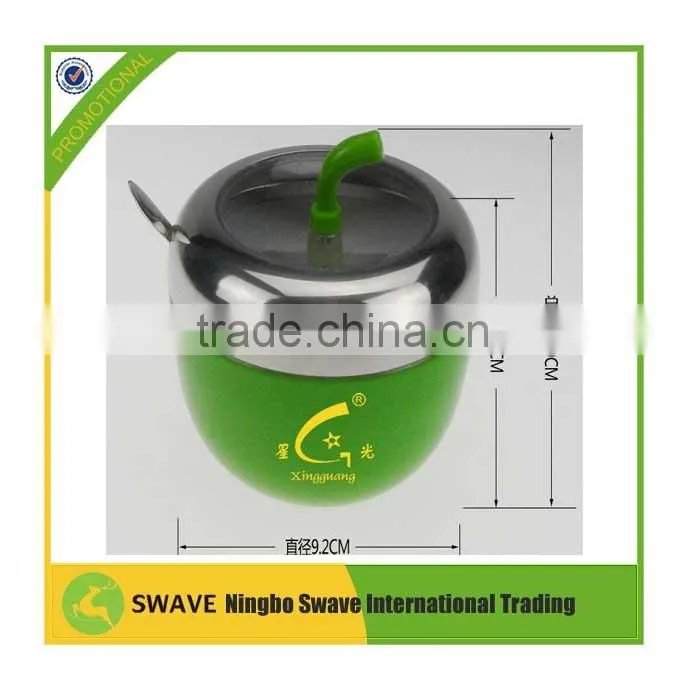 2016 apple shape colorful stainless steel Seasoning pot P77150