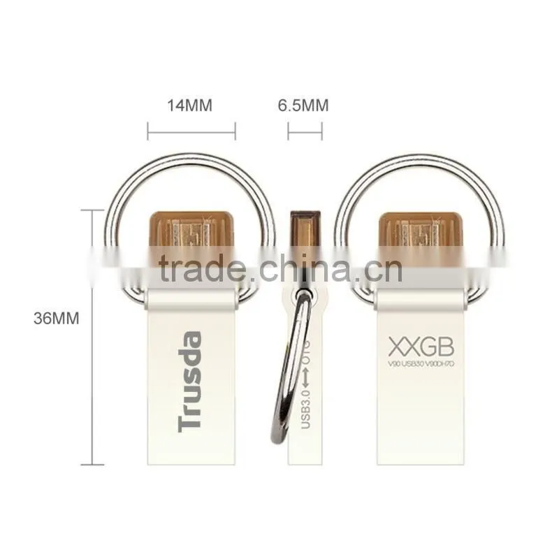2016 hot selling 2 in 1 mirco usb OTG usb flash drive for sandisk
