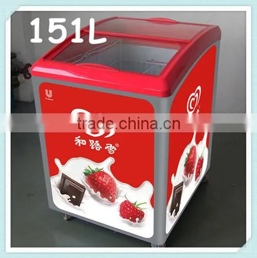 High quality best sale commercial freezer ice cream display freezer