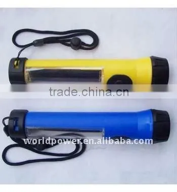 Chinese High Efficiency LED Solar Rechargeable Torch,Solar Flashlight