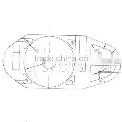 Q80 Ladle slide gate plate refractory