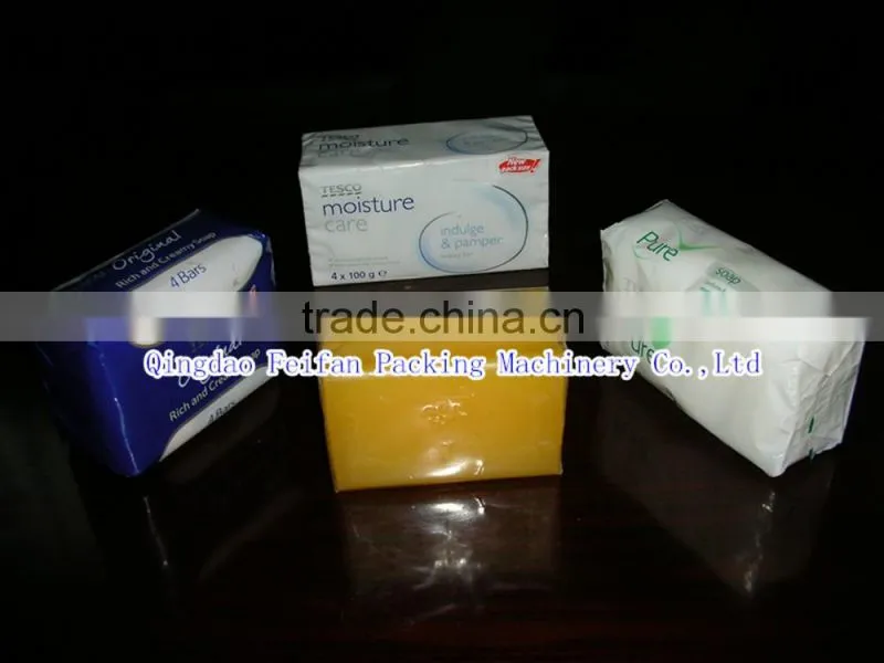 Hotel soap cellophane packing machine