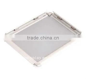 Customized aluminum poster frame, click snap frame, a1 a2 a3 a4 snap frame