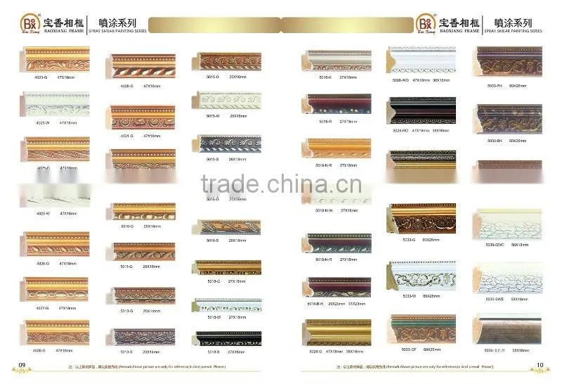 photo frame oil painting frame moulding wooden list for Arab frames