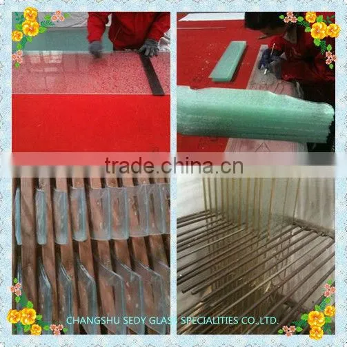 wrought iron glass for windows and doors with spacer bar