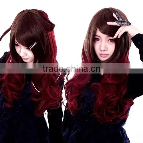 2015 Soft touch zipper long synthetic wigs