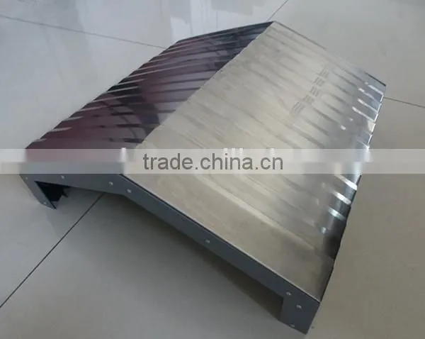 fully protective armoured stainless steel cover telescopic bellow cover