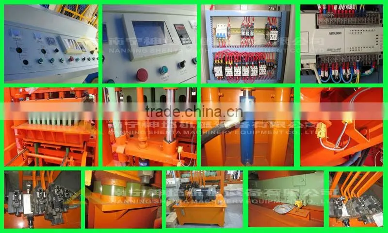 QTY10-15 automatic cement block moulding machine
