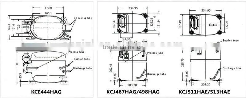 Good quality Copeland piston compressor,compressor refrigerator
