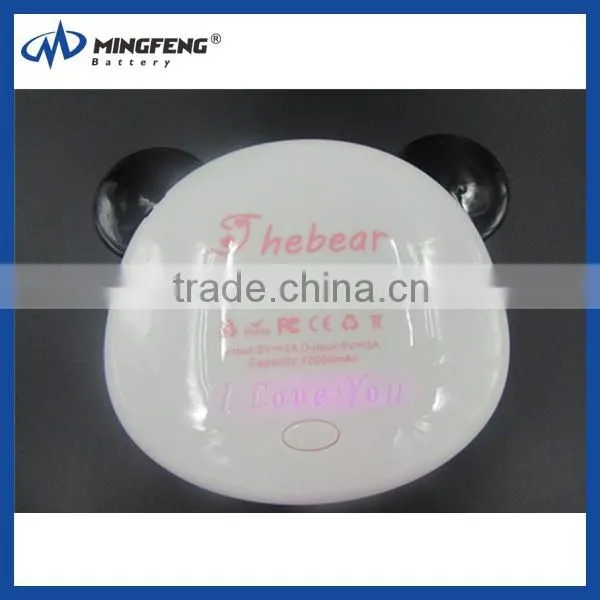 Cute Cartoon panda 5200mAh Power Bank For iphone samsung xiaomi panda