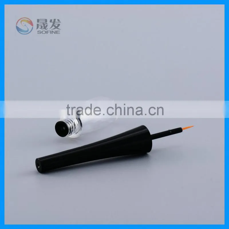 Empty plastic eyeliner tube