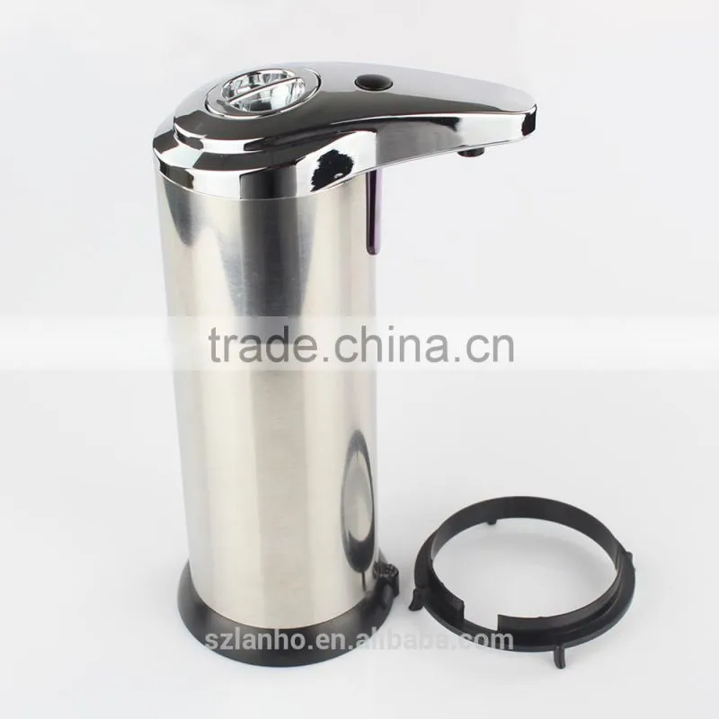 Stainless Steel Automatic Handsfree IR Sensor Soap Liquid Sanitizer Dispenser